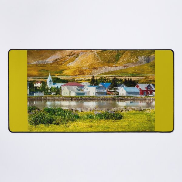 Item preview, Village of Seydisfjordur Iceland designed and sold by Debra Martz.