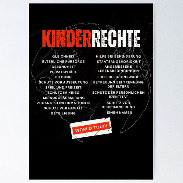 Item preview, Children's Rights World Tour – Band Shirt Style designed and sold by 10kamp.