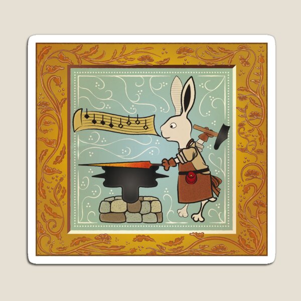 Item preview, BLACKSMITH HARE HENRY II designed and sold by thinginabook.