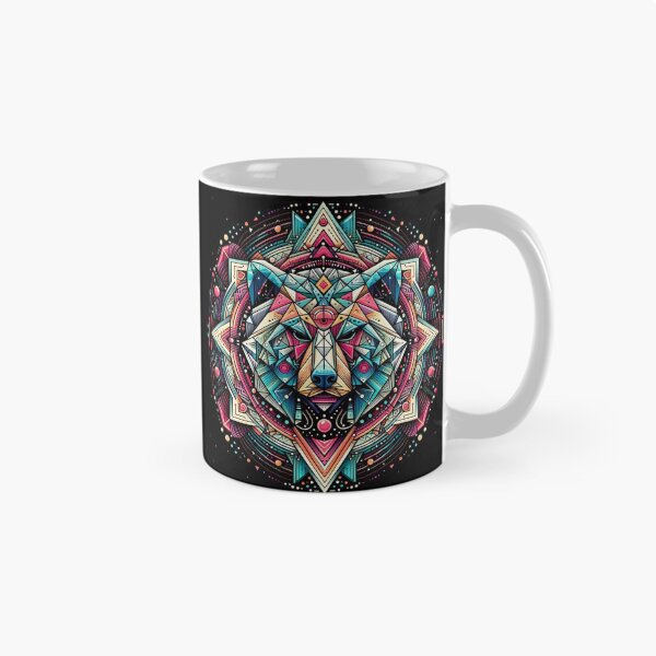 Item preview, Colorful geometric decorative bear  designed and sold by Dogandesighn.