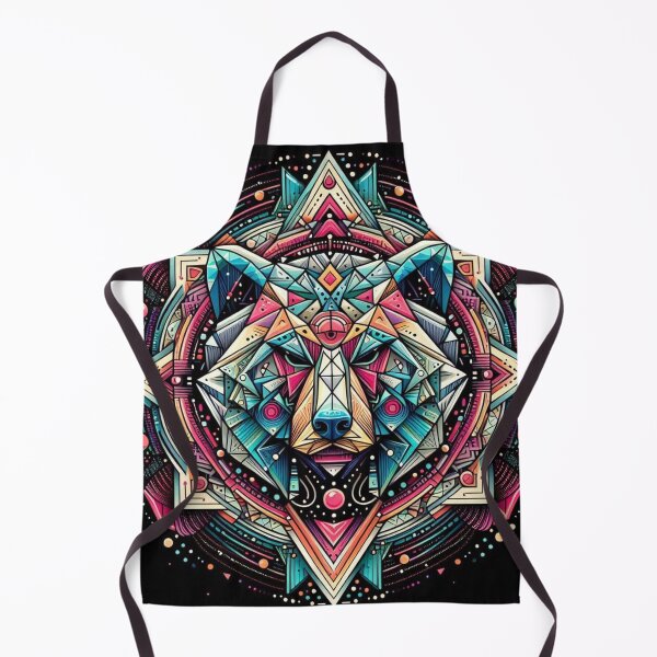 Item preview, Colorful geometric decorative bear  designed and sold by Dogandesighn.