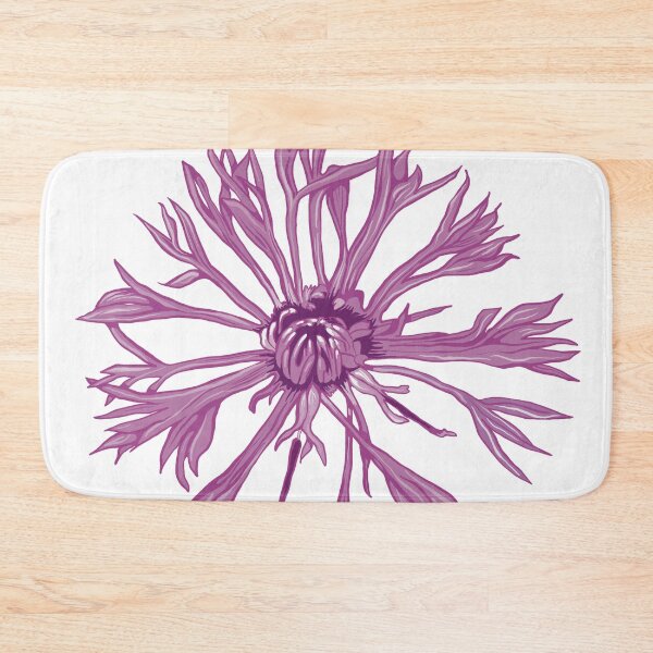 Item preview, Purple Knapweed Botanical Illustration Bold Floral Nature Design designed and sold by PaulaJKnight .