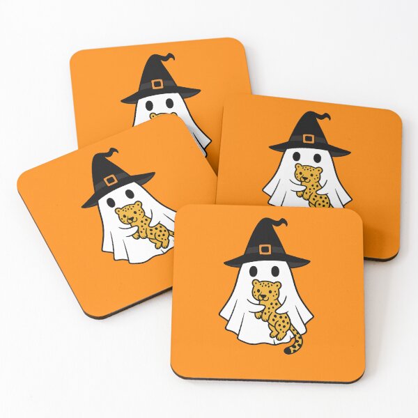 Item preview, Cheetah Halloween Ghost Witch Hat Animal Lovers Boys Girls Kids designed and sold by FurryHavenPH.