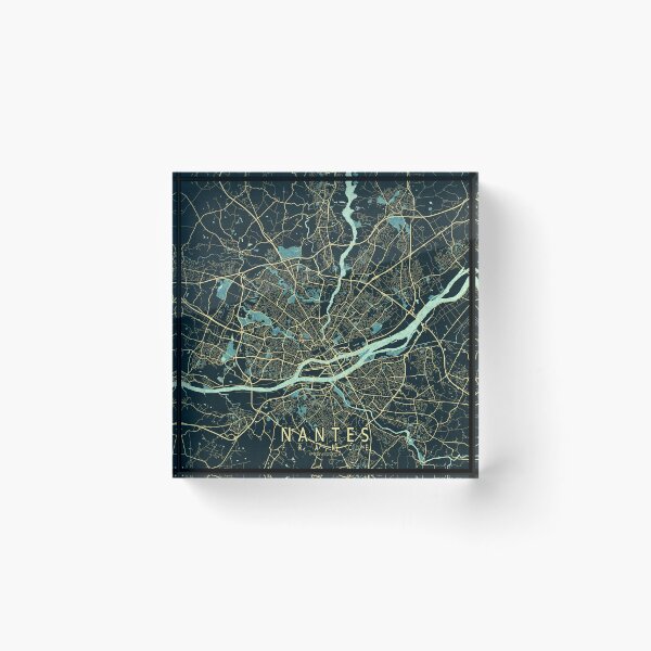 Item preview, Nantes City Map of France - Summer designed and sold by deMAP.