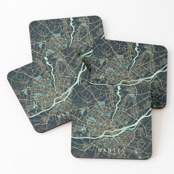 Item preview, Nantes City Map of France - Summer designed and sold by deMAP.