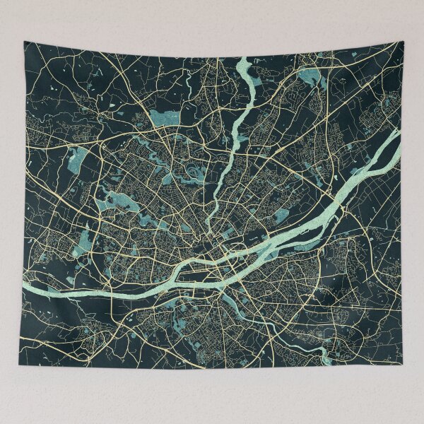 Item preview, Nantes City Map of France - Summer designed and sold by deMAP.