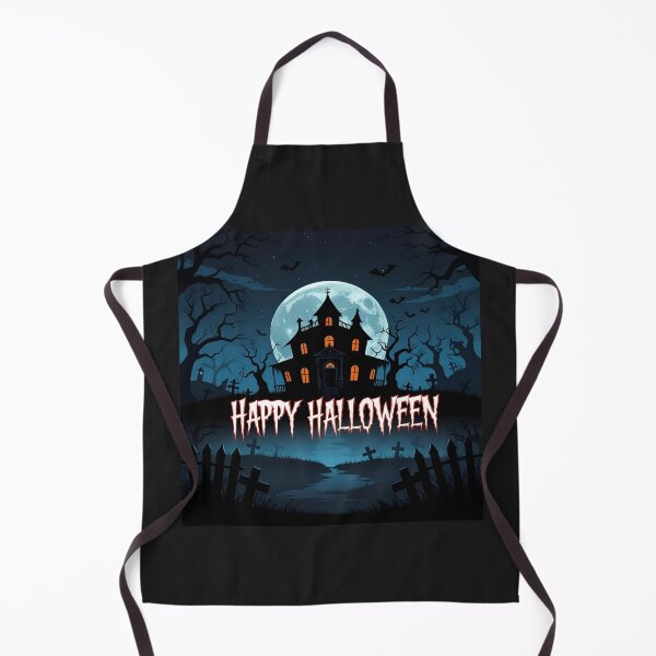 Item preview, Happy Halloween – Haunted House Horror Night Design designed and sold by TeeJungleStudio.