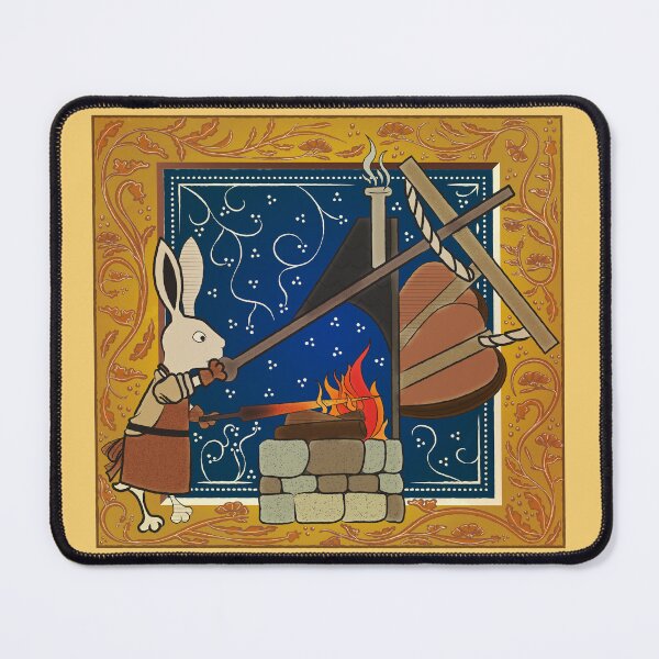 Item preview, BLACKSMITH HARE HENRY I designed and sold by thinginabook.