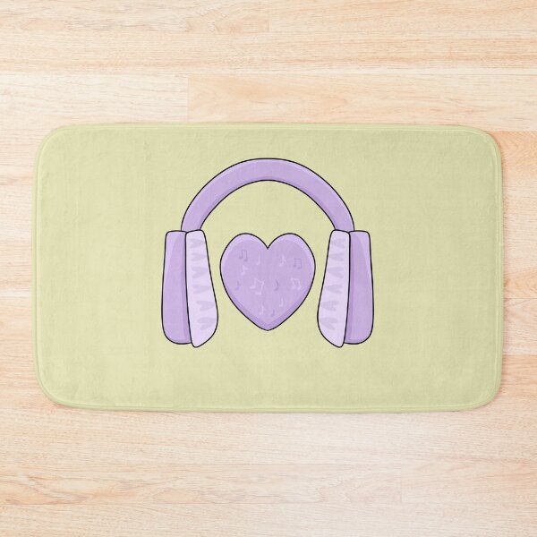 Item preview, Headphones with Heart designed and sold by HugSomeNettles.