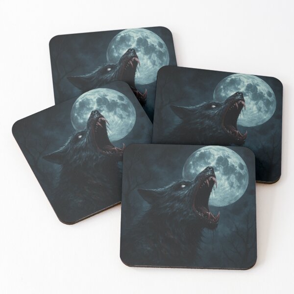 Item preview, A wolf howling at the moon designed and sold by MoReNdA83.