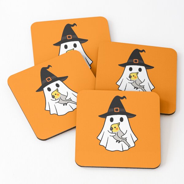 Item preview, Cockatiel Bird Halloween Ghost Witch Hat Animal Lovers Boys Girls Kids designed and sold by FurryHavenPH.