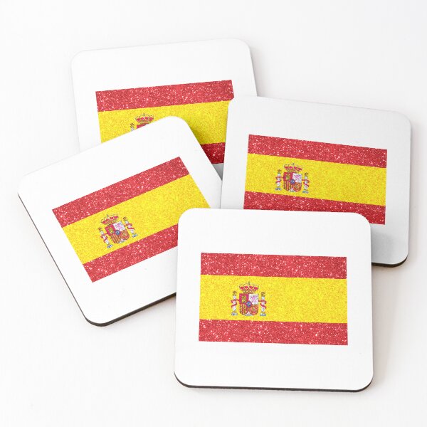 Item preview, spain glitter flag designed and sold by designsbysamantha.