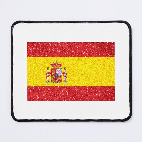 Item preview, spain glitter flag designed and sold by designsbysamantha.