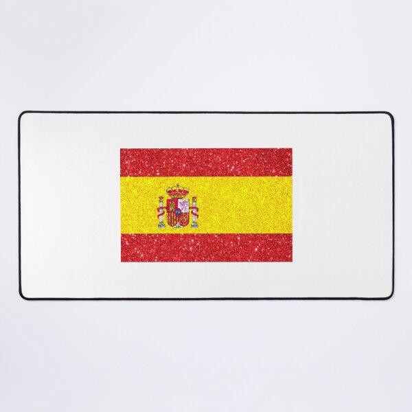 Item preview, spain glitter flag designed and sold by designsbysamantha.