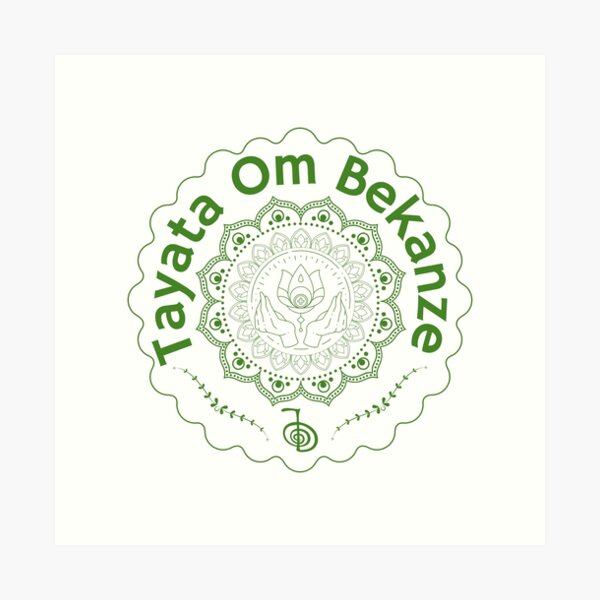 Item preview, TAYATA OM BEKANZE- Medicine mantra designed and sold by Mantralia Studio.