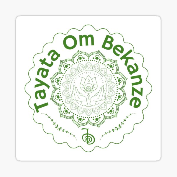 Item preview, TAYATA OM BEKANZE- Medicine mantra designed and sold by Mantralia Studio.