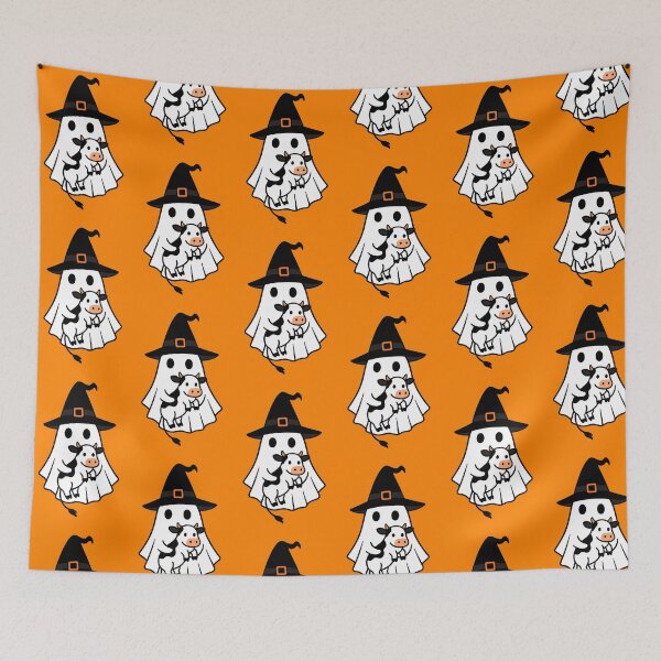 Item preview, Cow Halloween Ghost Witch Hat Animal Lovers Boys Girls Kids designed and sold by FurryHavenPH.