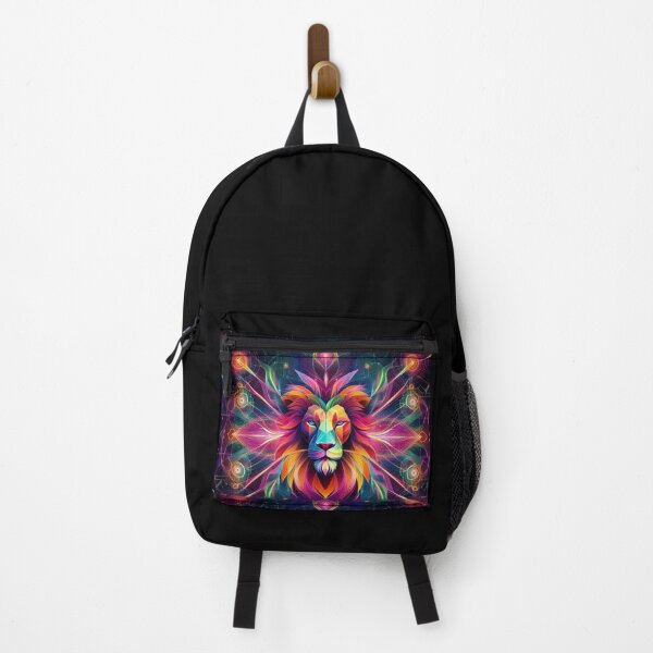 Item preview, Colorful geometric decorative mystic lion  designed and sold by Dogandesighn.