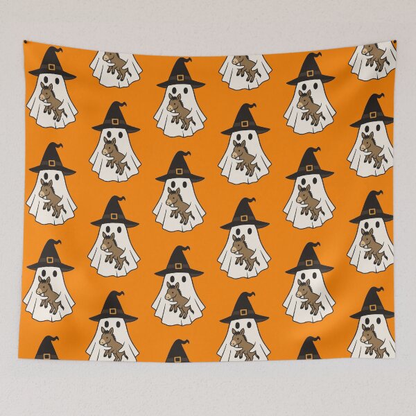 Item preview, Donkey Halloween Ghost Witch Hat Animal Lovers Boys Girls Kids designed and sold by FurryHavenPH.