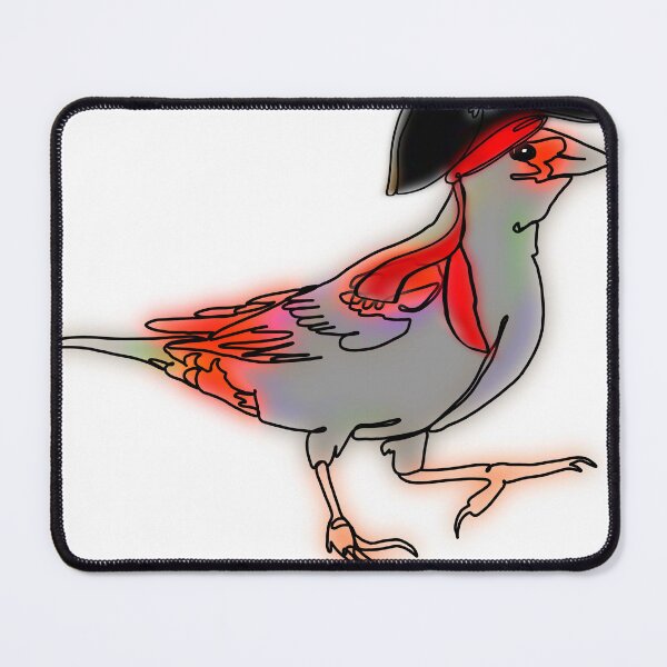 Item preview, Ruby the Red-Winged Blackbird in Pirate Hat – animalzinhats designed and sold by Ashley’sAnimalz.
