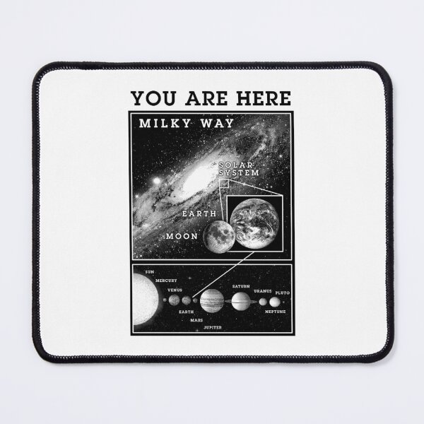 Item preview, Milky Way Solar System Earth You Are Here Astronomy Science designed and sold by GrandeDuc.