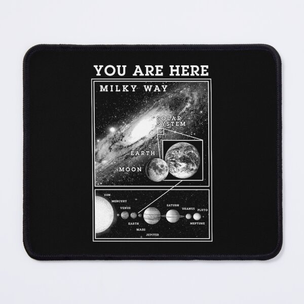 Item preview, Milky Way Solar System Earth You Are Here Astronomy Science designed and sold by GrandeDuc.