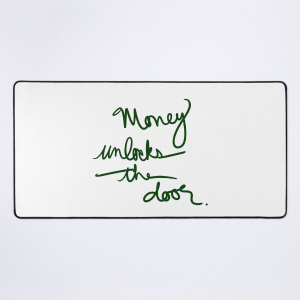 Item preview, Money Unlocks the Door designed and sold by abeink.
