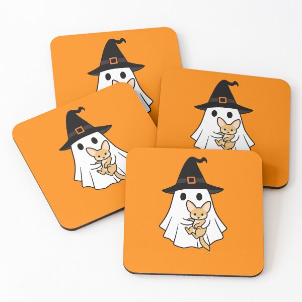 Item preview, Fennec Fox Halloween Ghost Witch Hat Animal Lovers Boys Girls Kids designed and sold by FurryHavenPH.