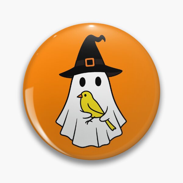 Item preview, Finches Bird Halloween Ghost Witch Hat Animal Lovers Boys Girls Kids designed and sold by FurryHavenPH.