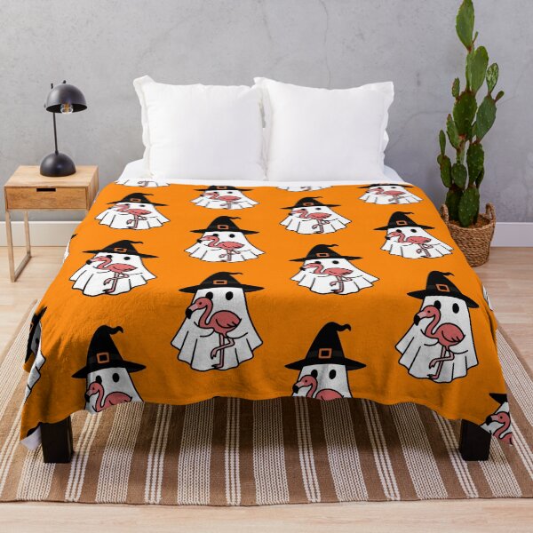 Item preview, Flamingo Halloween Ghost Witch Hat Animal Lovers Boys Girls Kids designed and sold by FurryHavenPH.