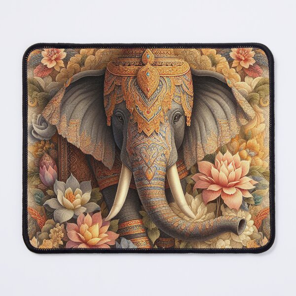 Item preview, Embrace the elegance of tradition with elephant patterns designed and sold by Vanich-Panich.