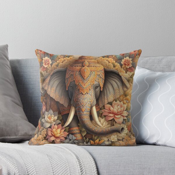 Item preview, Embrace the elegance of tradition with elephant patterns designed and sold by Vanich-Panich.