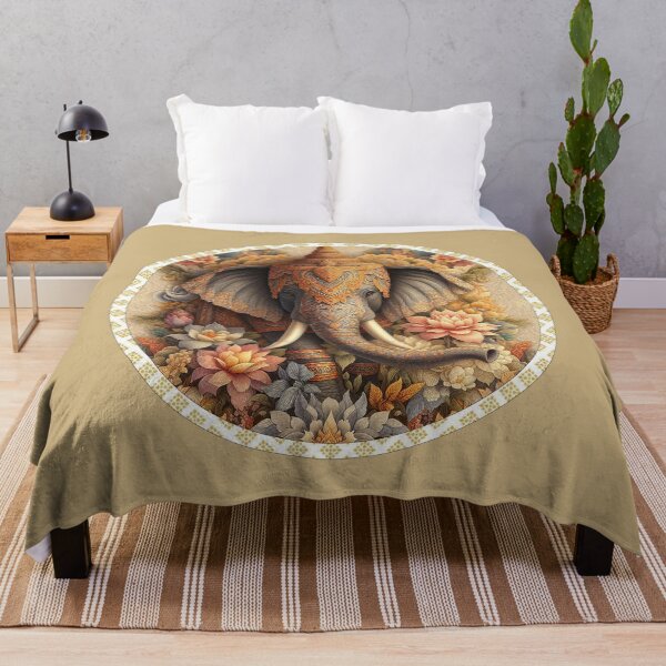Item preview, Embrace the elegance of tradition with elephant patterns designed and sold by Vanich-Panich.