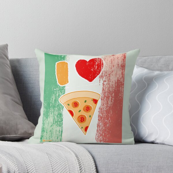 Item preview, I Love Bitcoin Pizza designed and sold by Silvernuit.