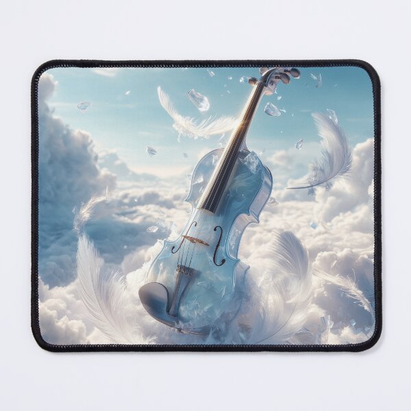 Item preview, Heavenly Harmony – Crystal Violin in the Clouds designed and sold by VisionaryVeils.