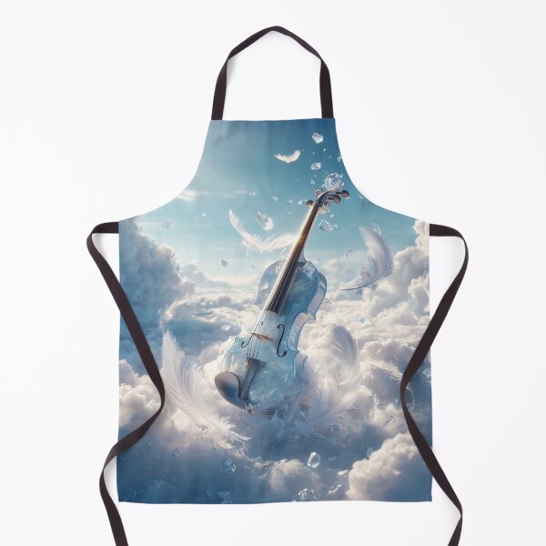 Item preview, Heavenly Harmony – Crystal Violin in the Clouds designed and sold by VisionaryVeils.