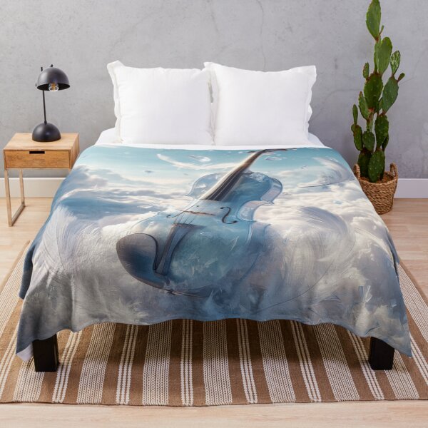 Item preview, Heavenly Harmony – Crystal Violin in the Clouds designed and sold by VisionaryVeils.