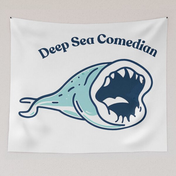 Item preview, Funny Gulper Eel Minimalist Design – Ocean Lover  designed and sold by MagicalFlick.