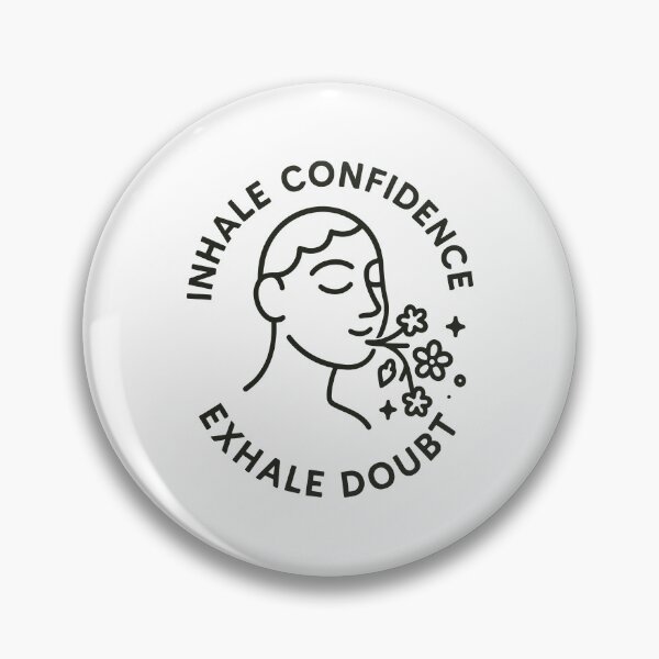 Item preview, Empowering Inhale Confidence Exhale Doubt Design Unisex designed and sold by ThreadQuirk.