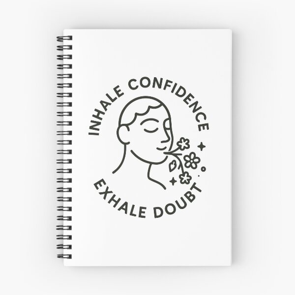Item preview, Empowering Inhale Confidence Exhale Doubt Design Unisex designed and sold by ThreadQuirk.