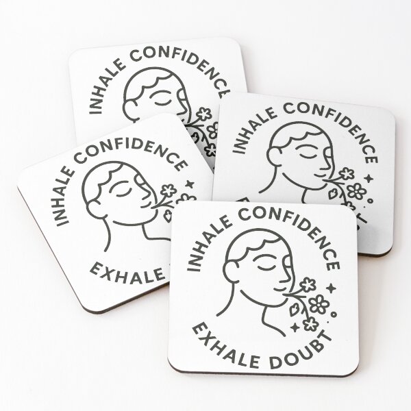 Item preview, Empowering Inhale Confidence Exhale Doubt Design Unisex designed and sold by ThreadQuirk.
