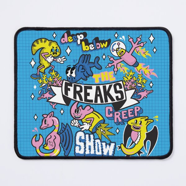 Item preview, Deep Below the Freaks Creep Show - Pop Art Creature Mashup designed and sold by Webstudio  2Amigos.