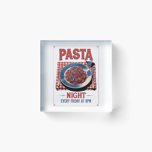 Item preview, Pasta Night  designed and sold by StudioRedKoala.