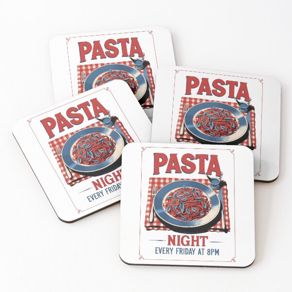 Artikelvorschau, Pasta-Nacht entworfen und verkauft von StudioRedKoala.