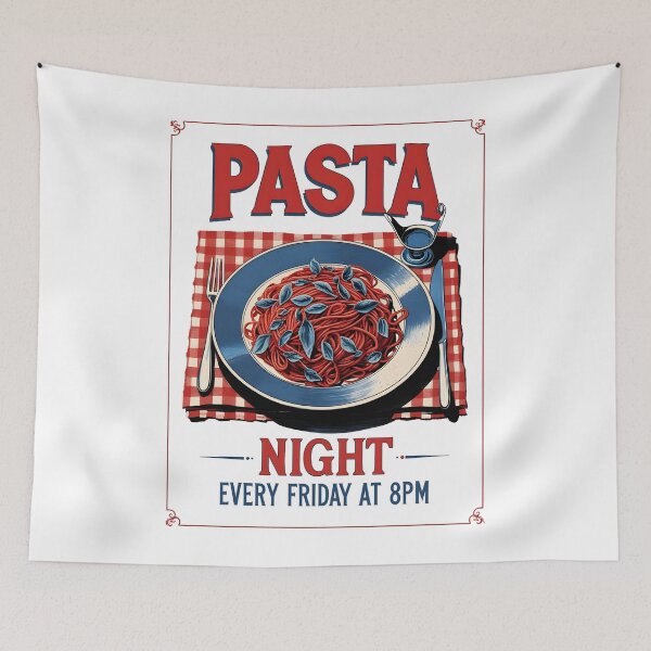 Item preview, Pasta Night  designed and sold by StudioRedKoala.