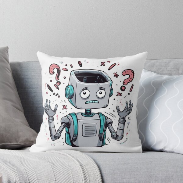 Item preview, Brain Not Found – School Robot Sticker designed and sold by Imaginarium of Chaos falcon88 .