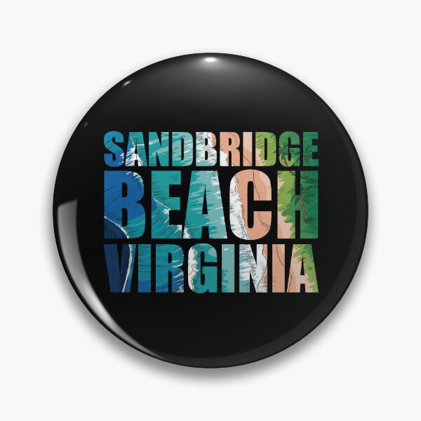 Artikelvorschau, Sandbridge Beach Virginia – Ozean in den Buchstaben entworfen und verkauft von Stock4U.