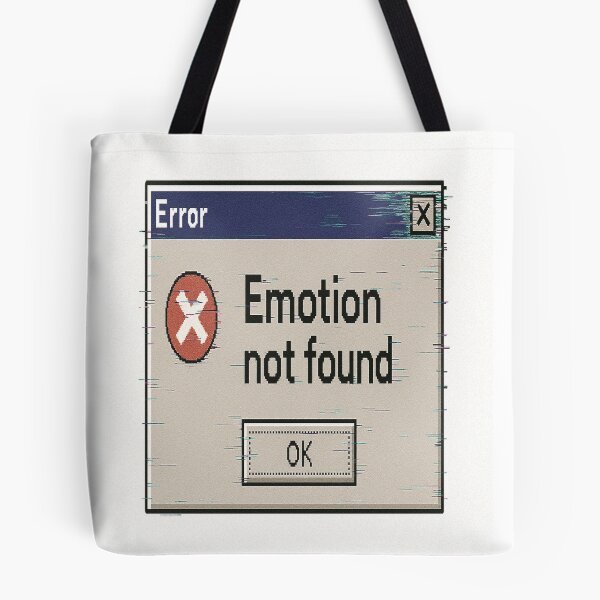Item preview, Glitched Error Window: Emotion Not Found designed and sold by Mental Geometry.