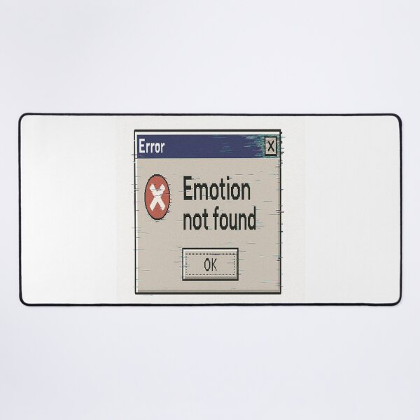 Item preview, Glitched Error Window: Emotion Not Found designed and sold by Mental Geometry.