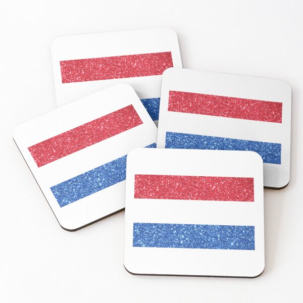 Item preview, netherlands glitter flag designed and sold by designsbysamantha.